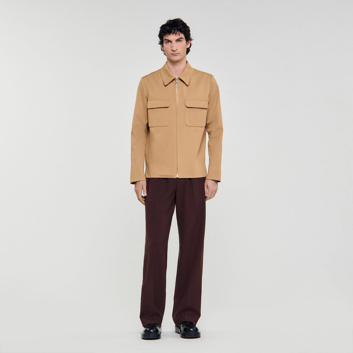 Zip-up pocket jacket | Sandro