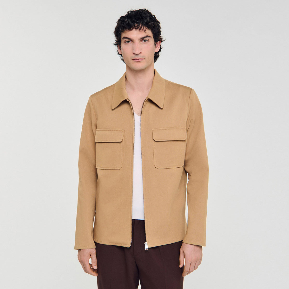 Zip-up pocket jacket | Sandro