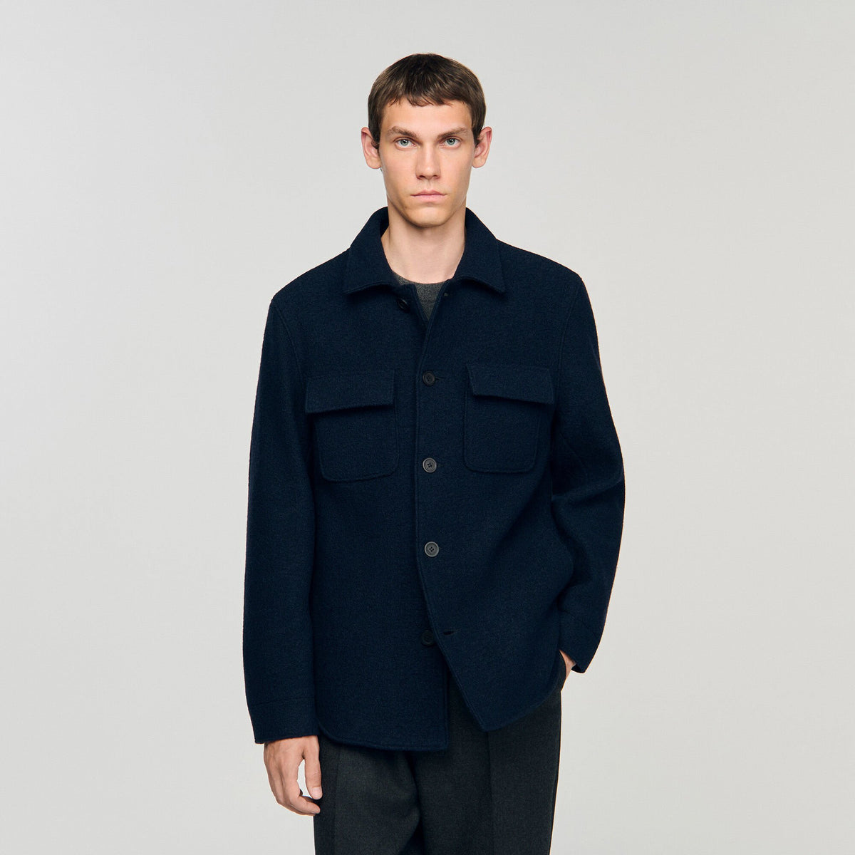 Wool overshirt | Sandro