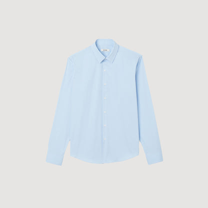 Fitted stretch cotton shirt | Sandro