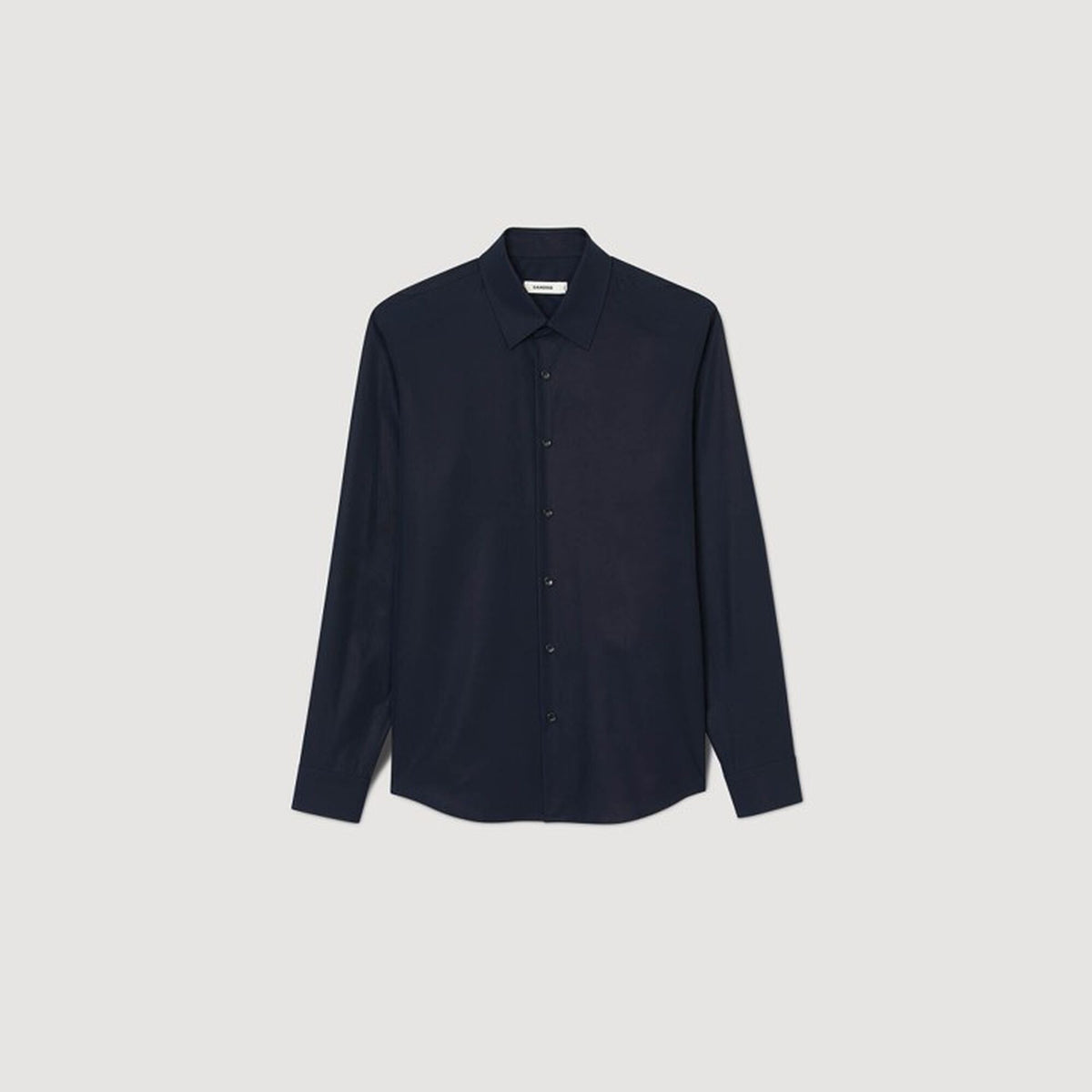 Fitted stretch cotton shirt | Sandro