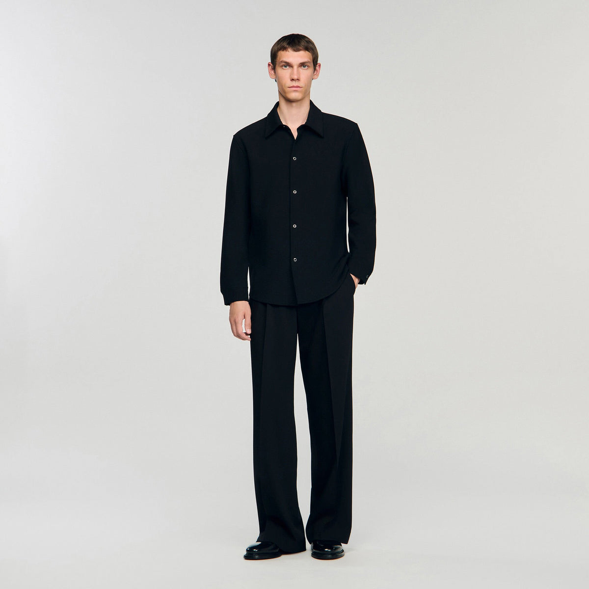 Long-sleeved jersey shirt | Sandro