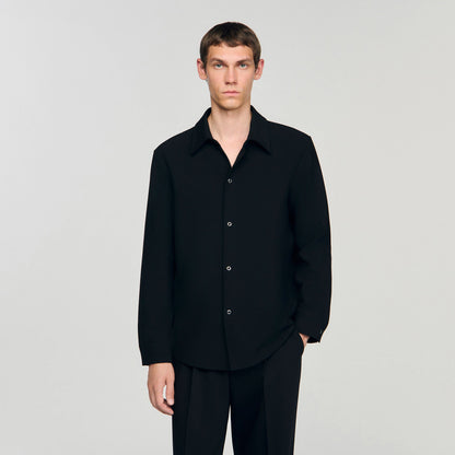 Long-sleeved jersey shirt | Sandro