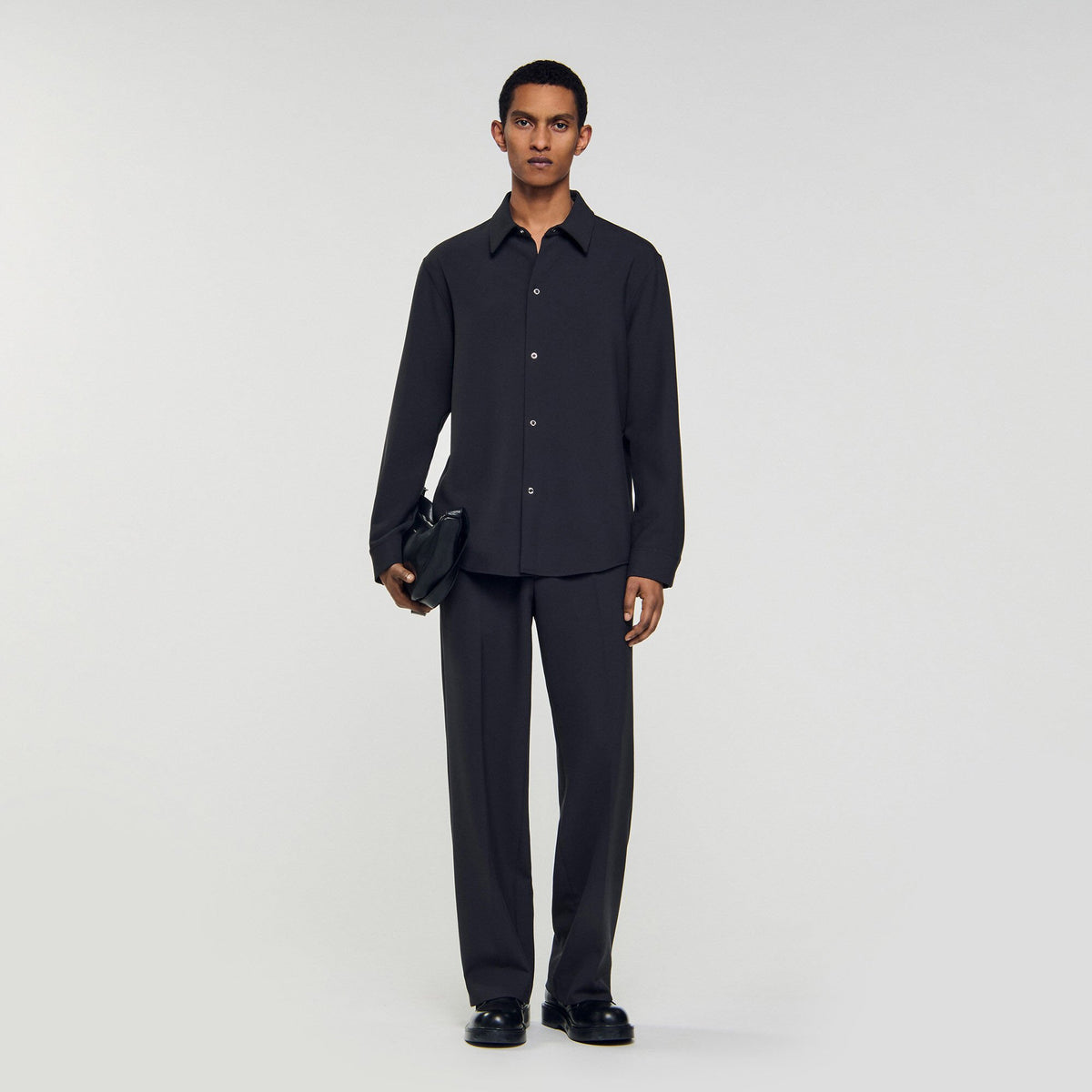 Long-sleeved jersey shirt | Sandro