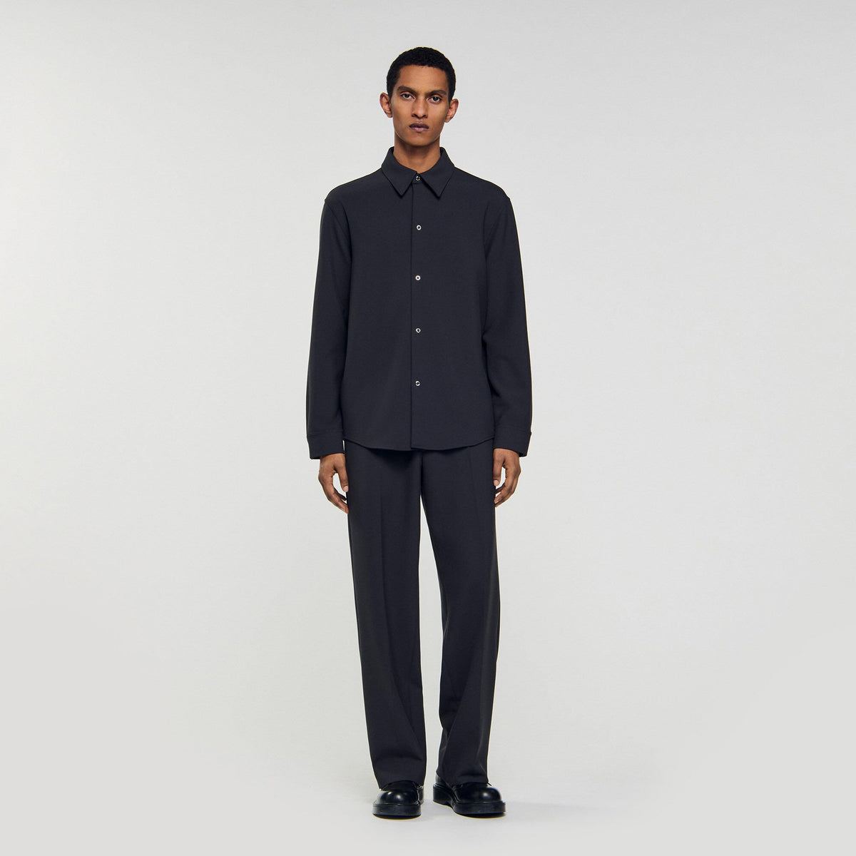 Long-sleeved jersey shirt | Sandro