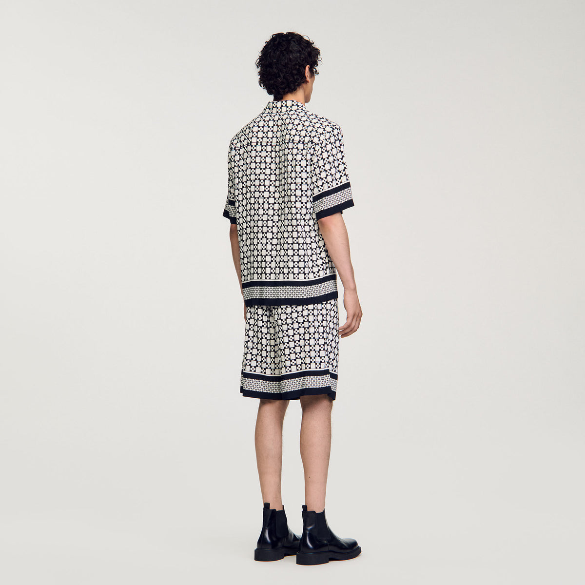 Square Cross short-sleeved shirt | Sandro