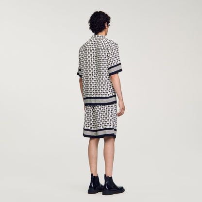 Square Cross short-sleeved shirt | Sandro