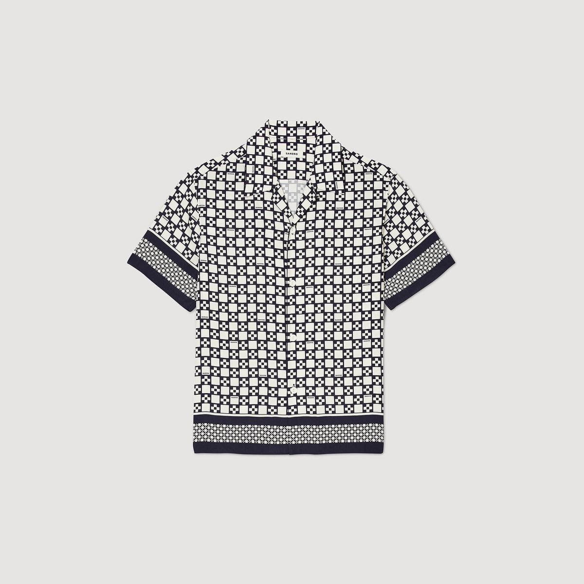 Square Cross short-sleeved shirt | Sandro