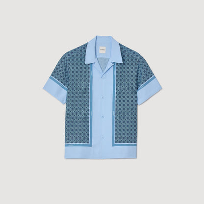 Short-sleeved patterned shirt | Sandro