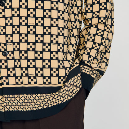 Printed loose-fit shirt | Sandro