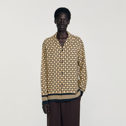 Printed loose-fit shirt | Sandro
