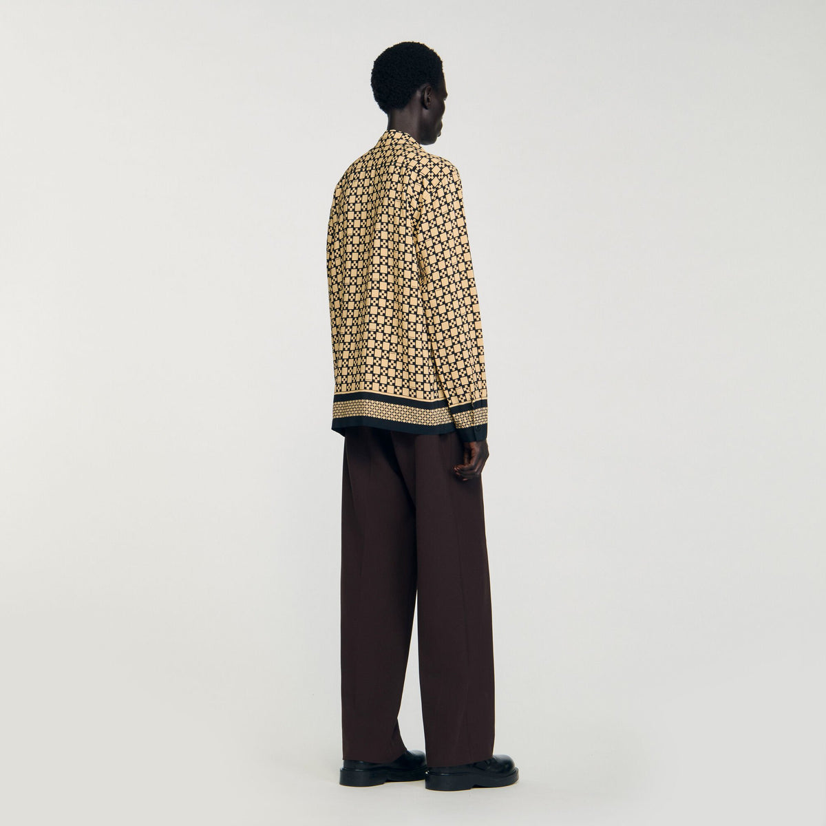 Printed loose-fit shirt | Sandro