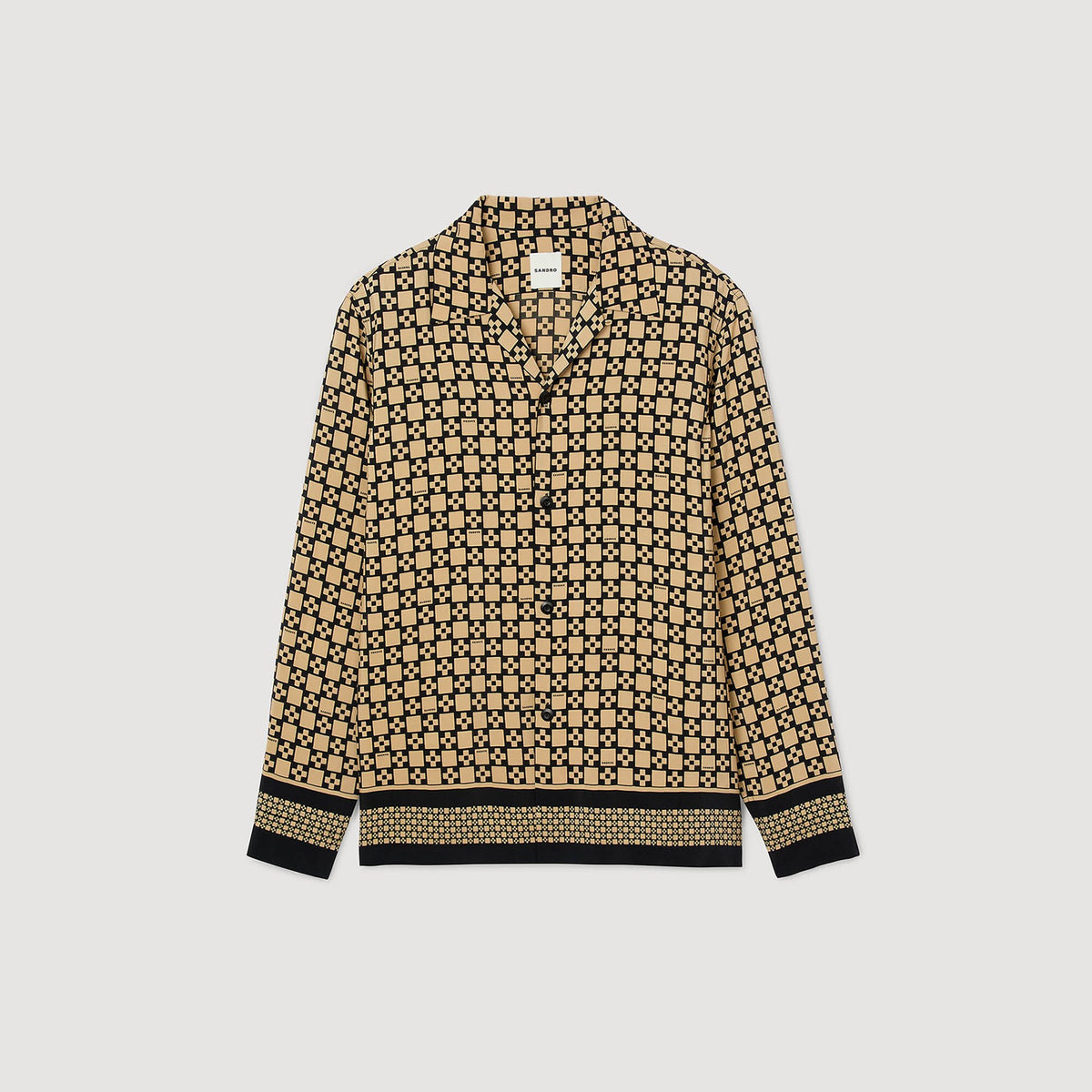 Printed loose-fit shirt | Sandro