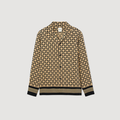Printed loose-fit shirt | Sandro