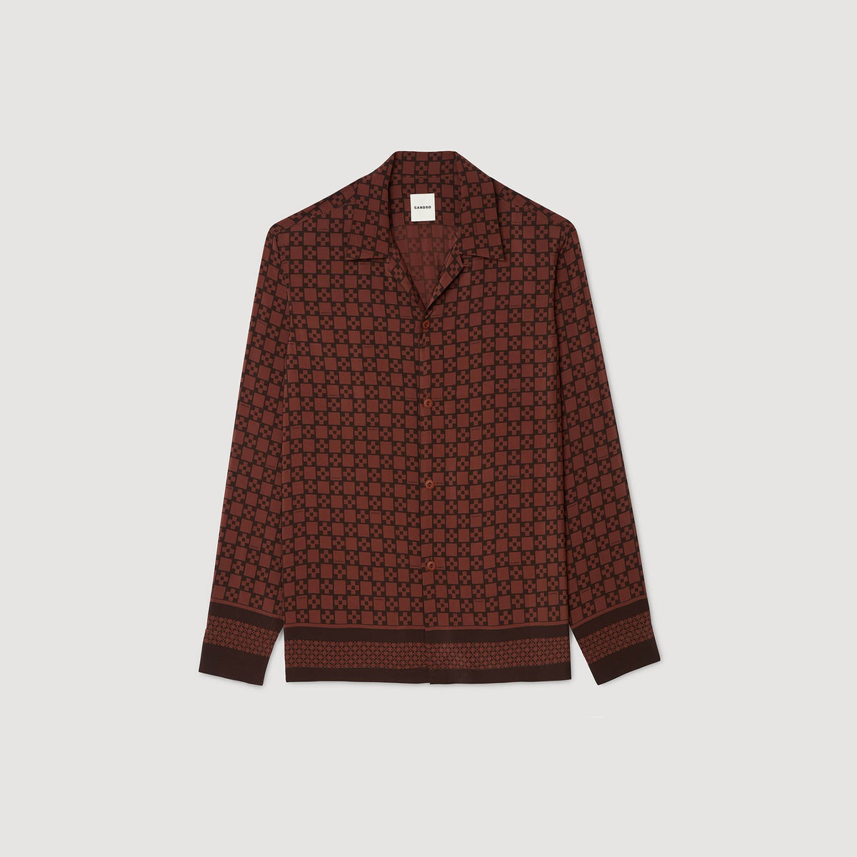 Printed loose-fit shirt | Sandro