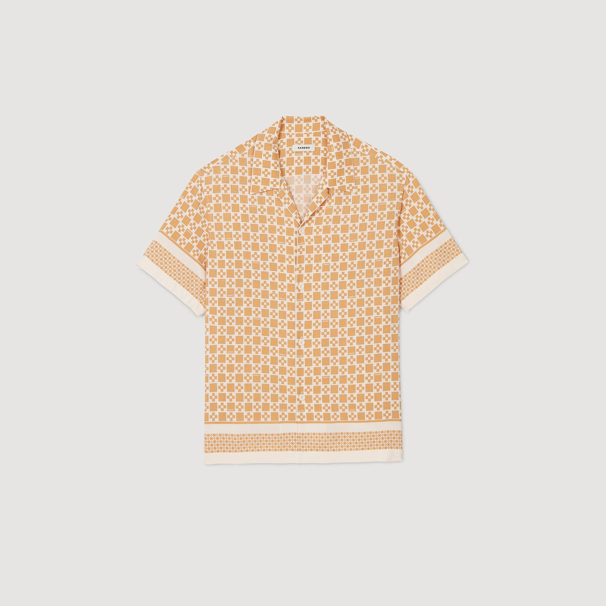 Square Cross motif flowing shirt | Sandro