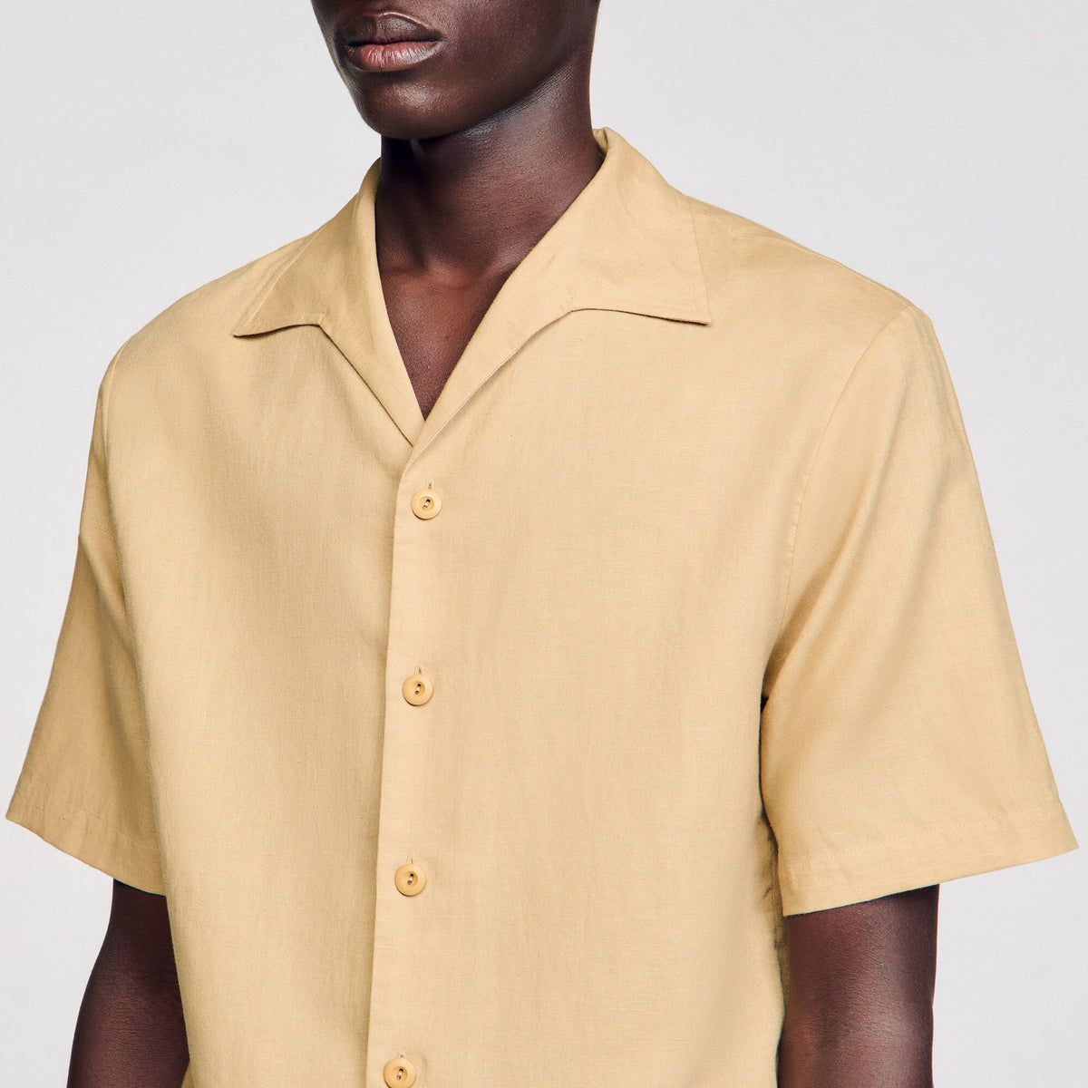 Cotton and linen shirt | Sandro