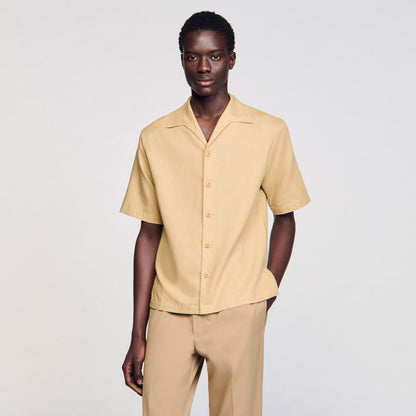 Cotton and linen shirt | Sandro