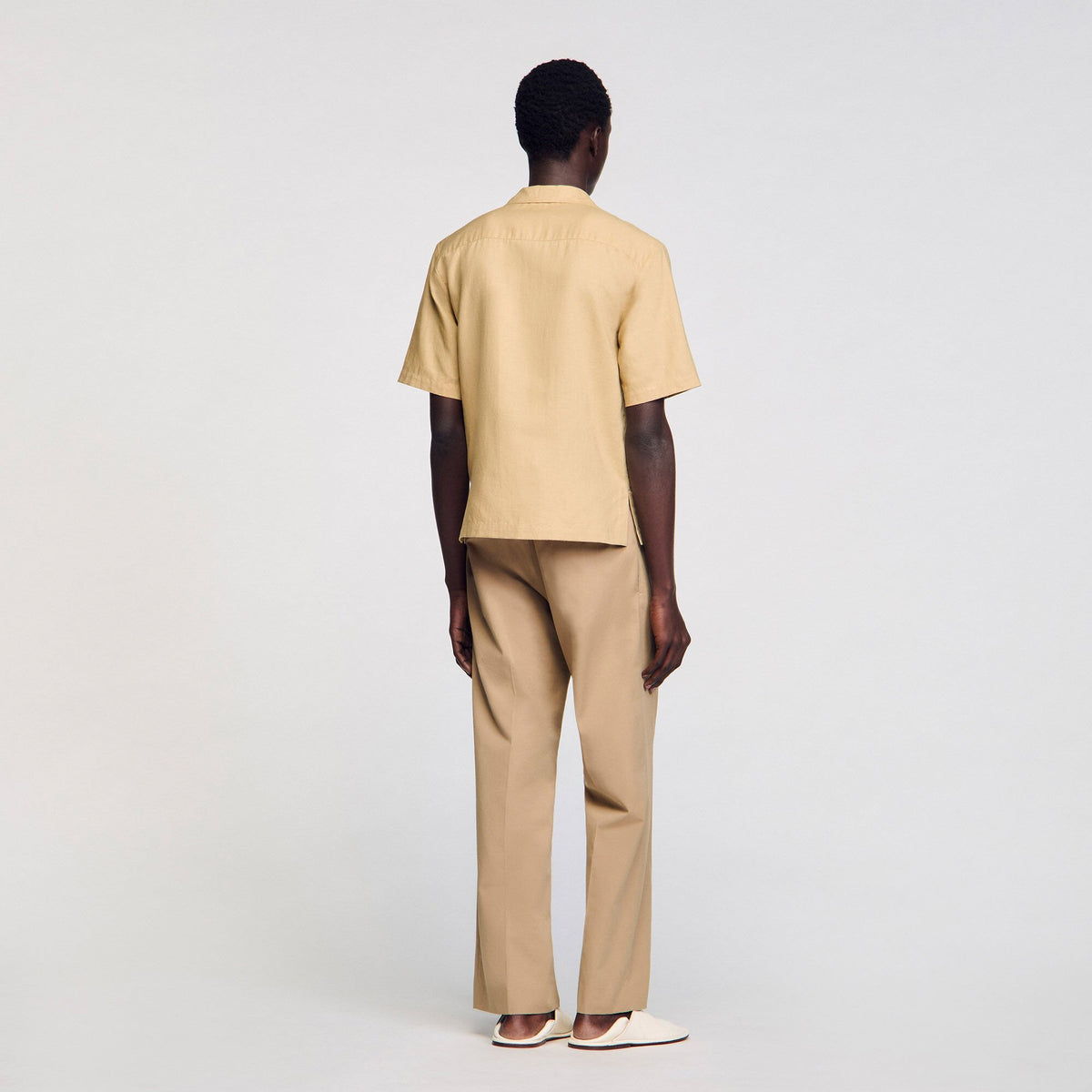 Cotton and linen shirt | Sandro