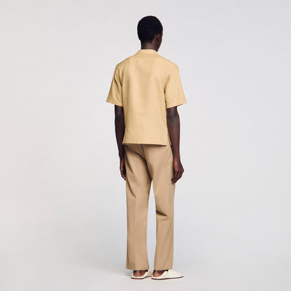 Cotton and linen shirt | Sandro