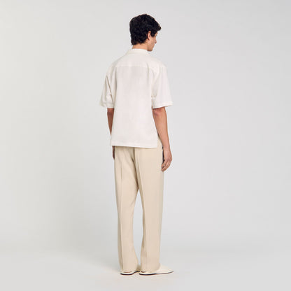 Cotton and linen shirt | Sandro