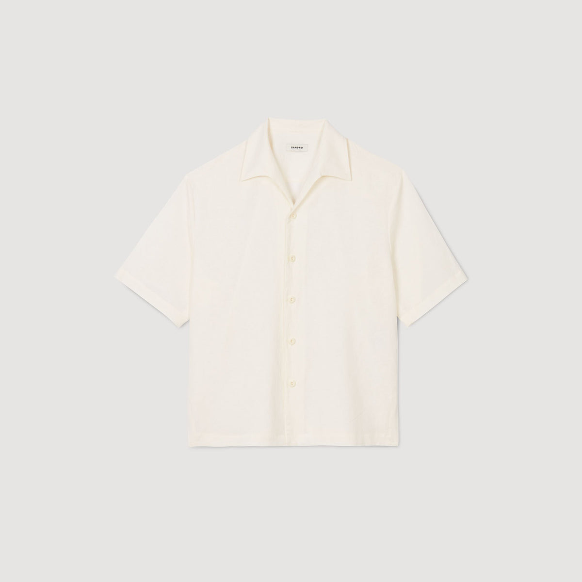 Cotton and linen shirt | Sandro