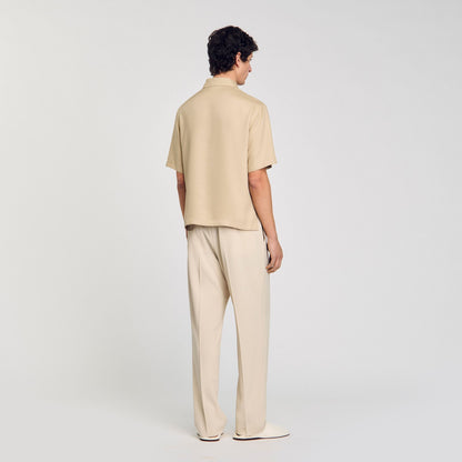 Zip-neck polo shirt | Sandro