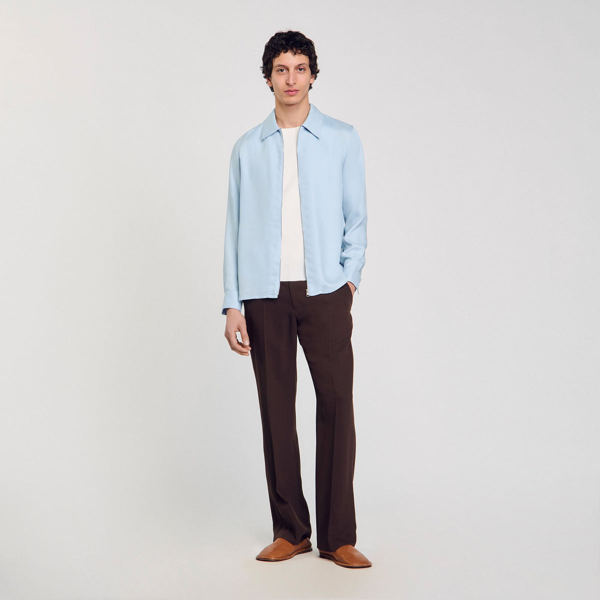Zip-up shirt | Sandro
