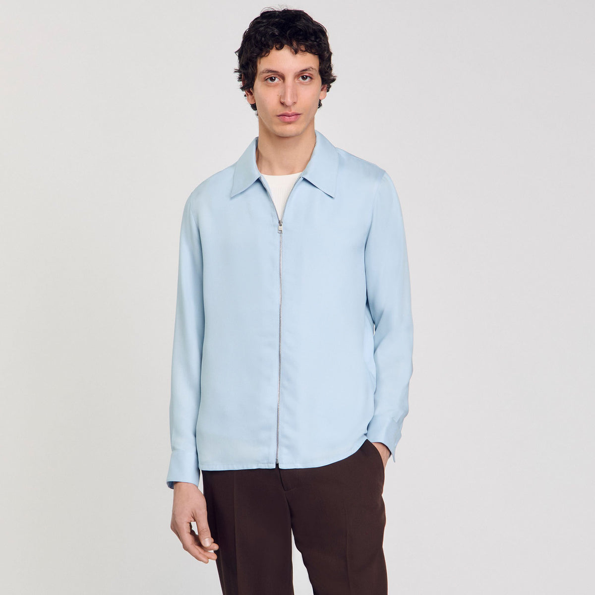 Zip-up shirt | Sandro