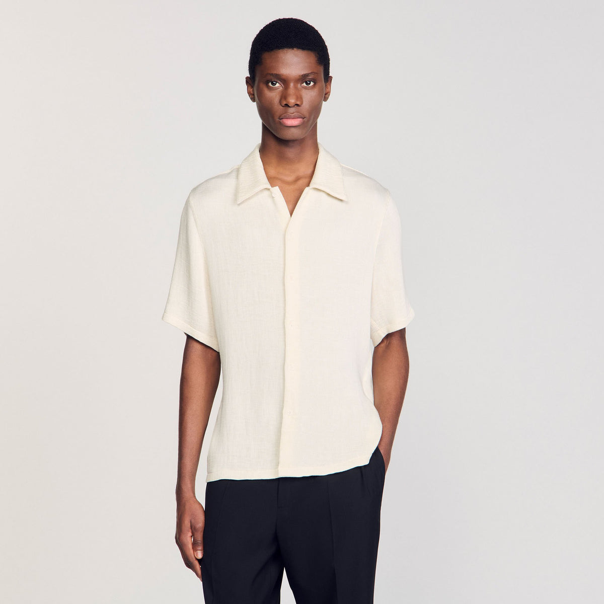 Crinkled shirt | Sandro