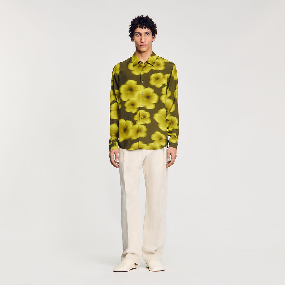 Loose-fit floral shirt | Sandro