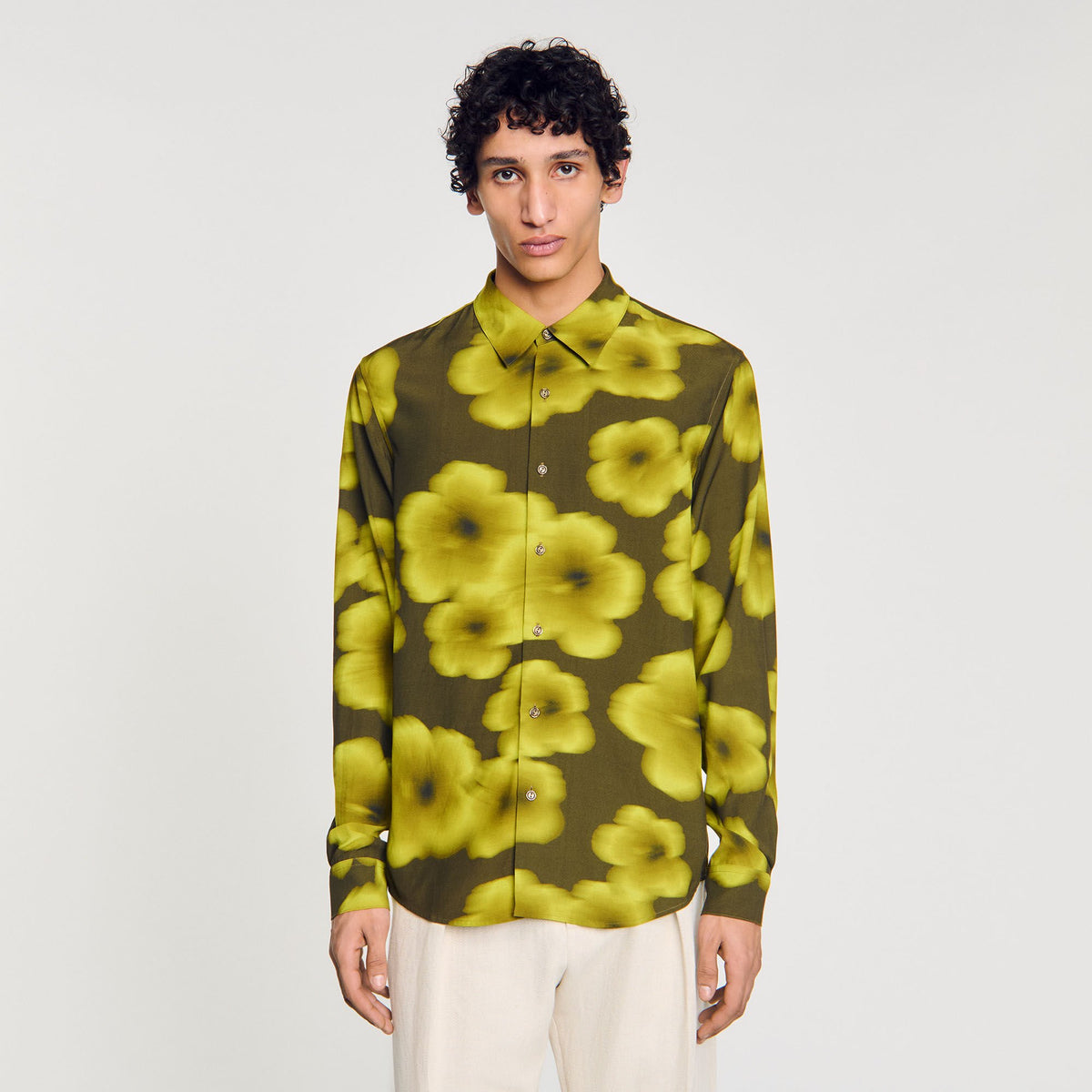 Loose-fit floral shirt | Sandro
