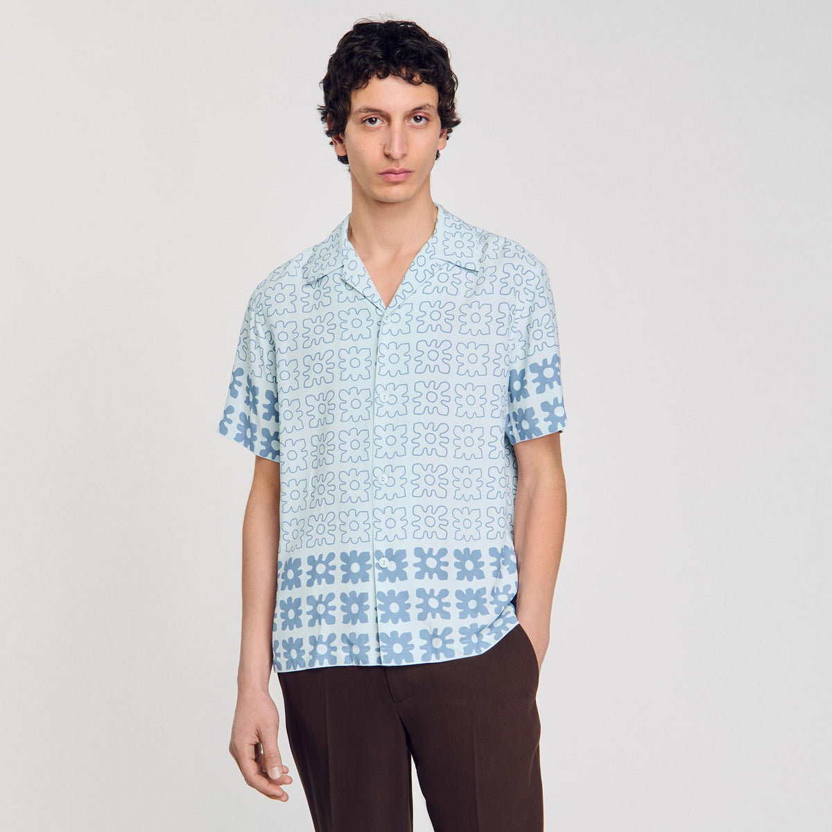 Floral motif shirt | Sandro