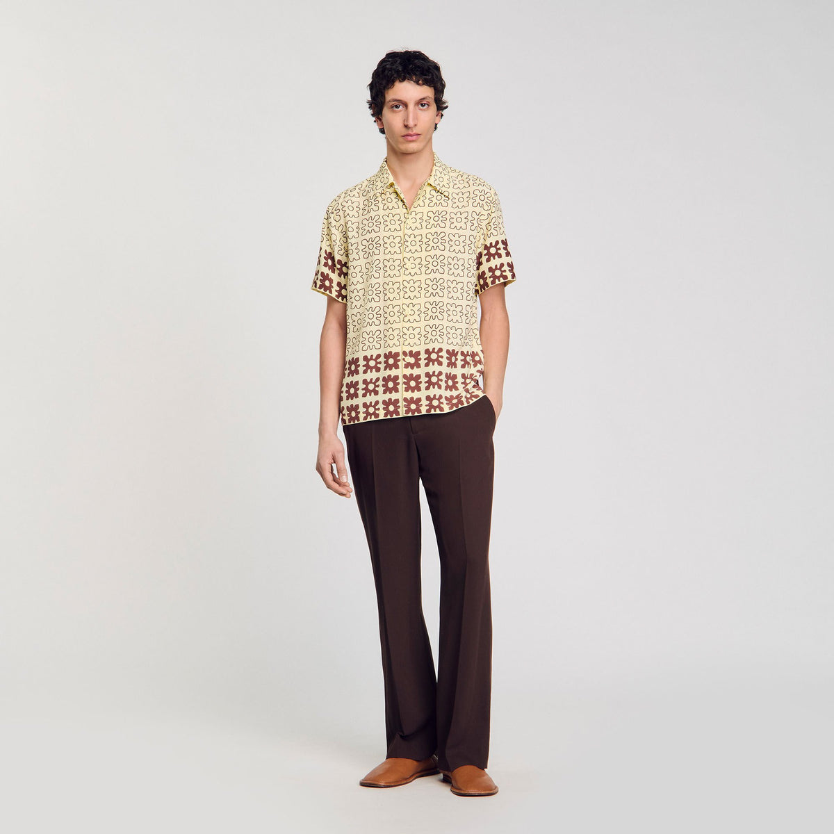 Floral motif shirt | Sandro