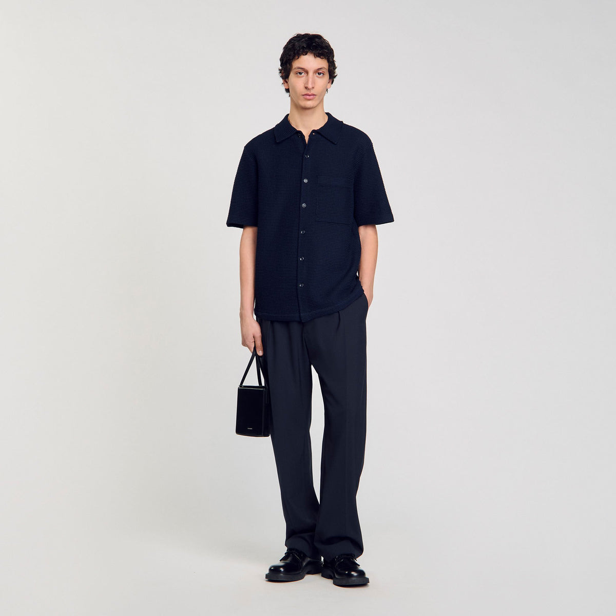 Waffled shirt | Sandro