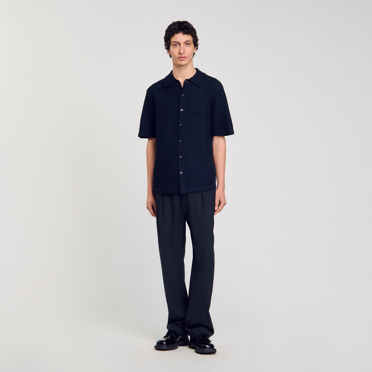 Waffled shirt | Sandro