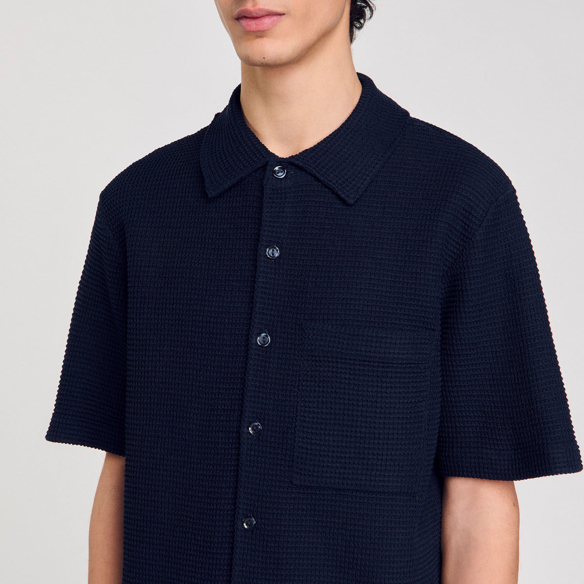 Waffled shirt | Sandro