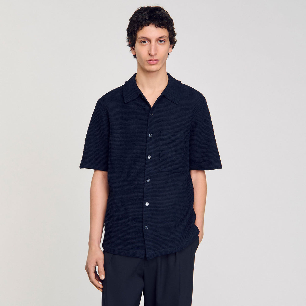 Waffled shirt | Sandro