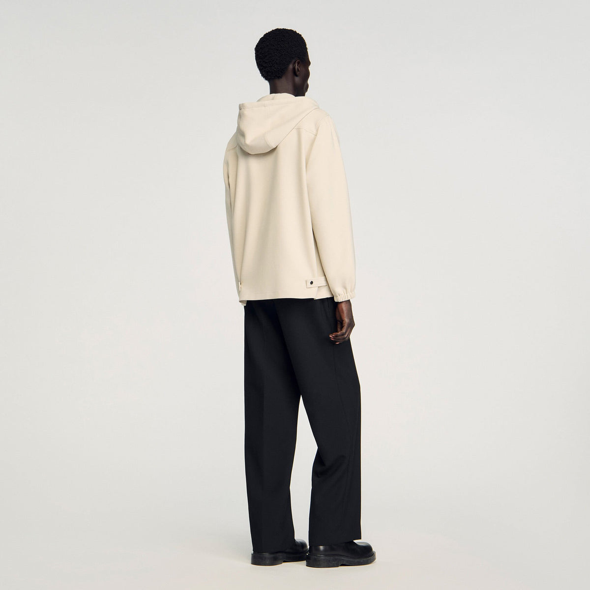 Hooded shirt jacket | Sandro