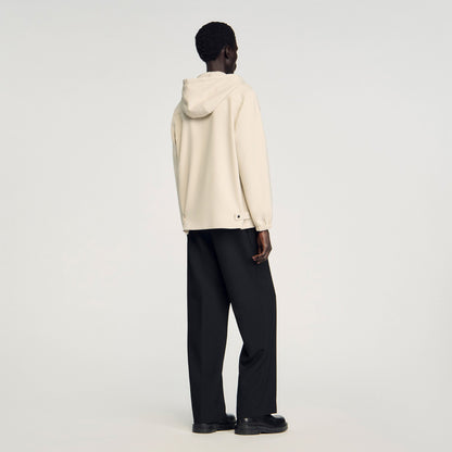 Hooded shirt jacket | Sandro
