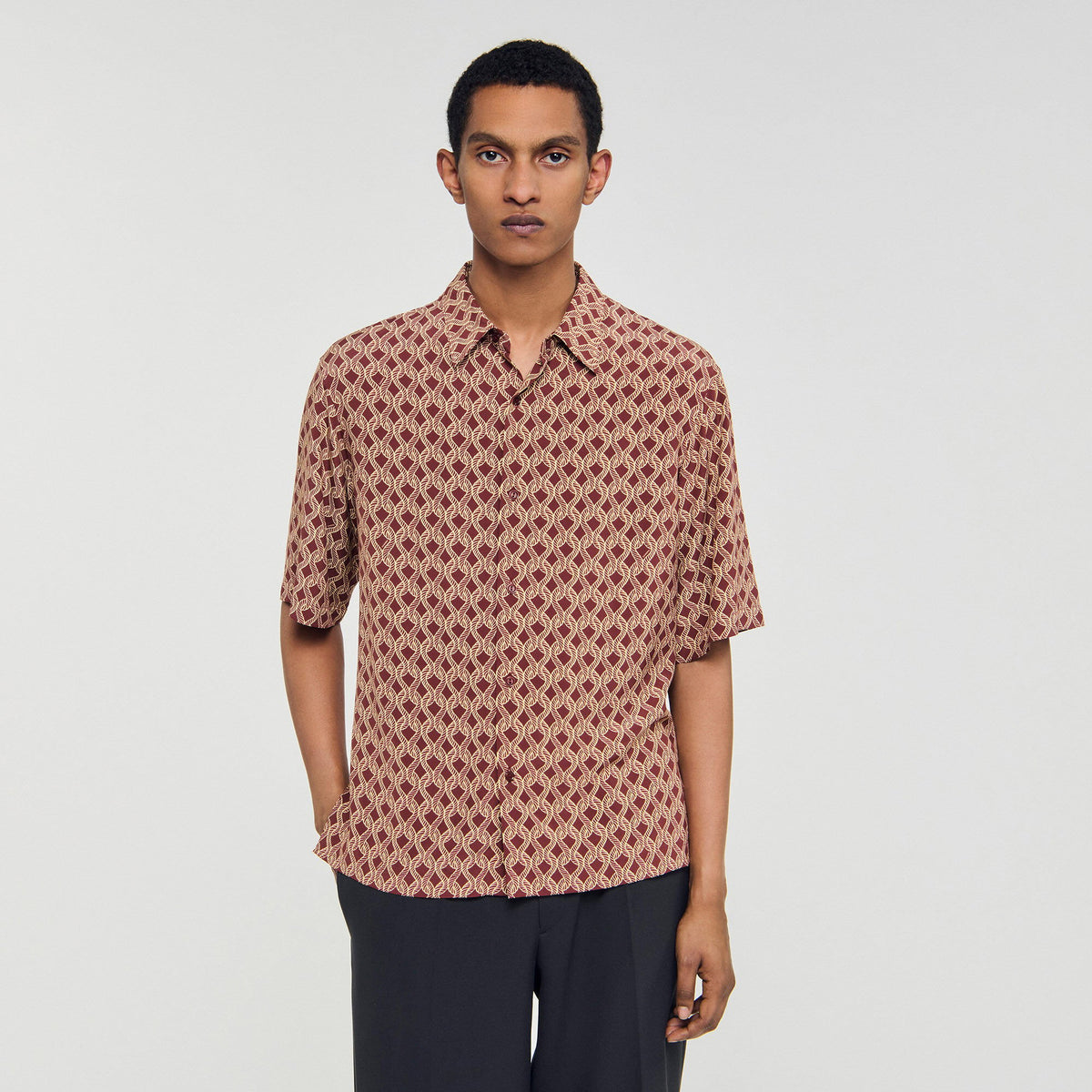 Rope print shirt | Sandro