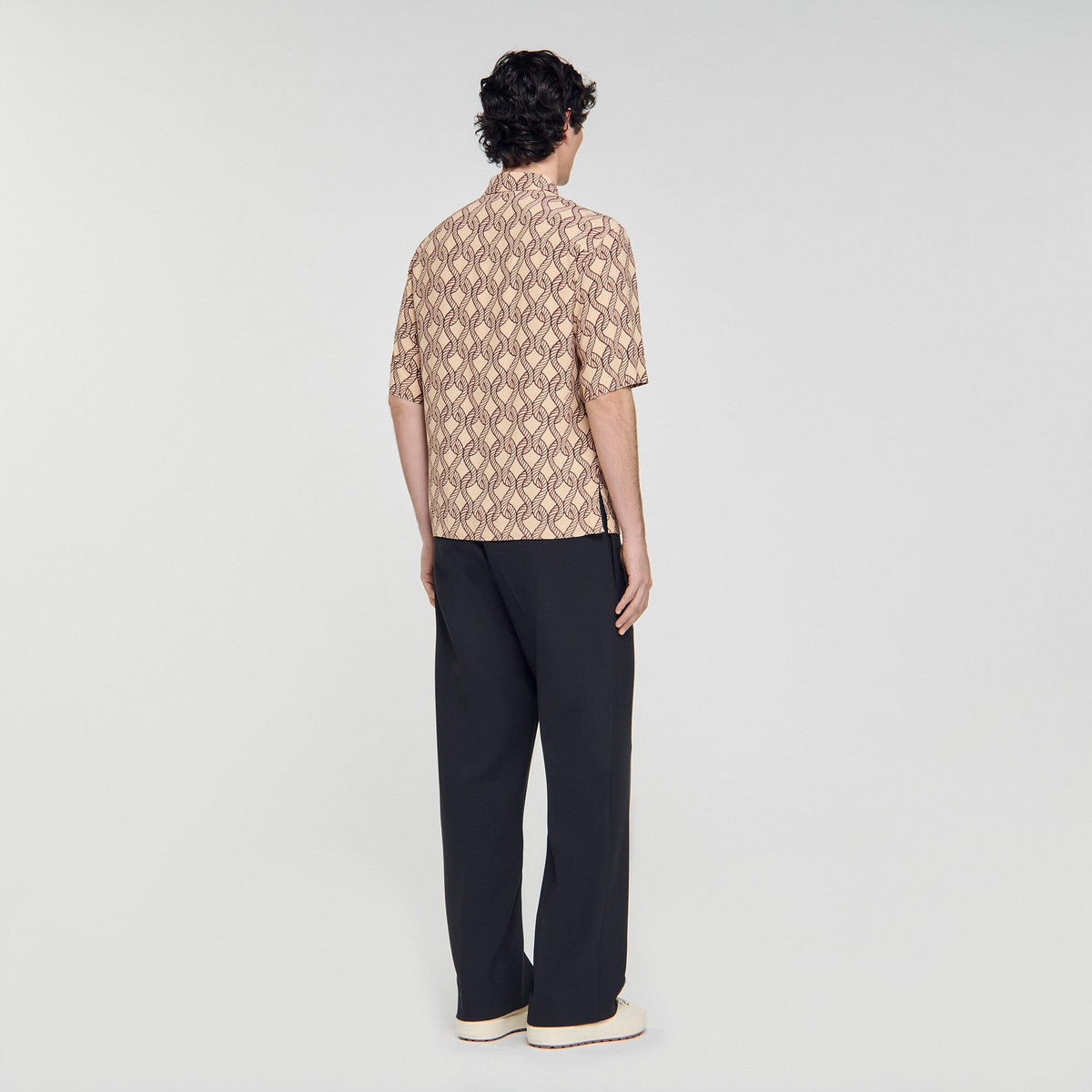 Loose-fit rope print shirt | Sandro