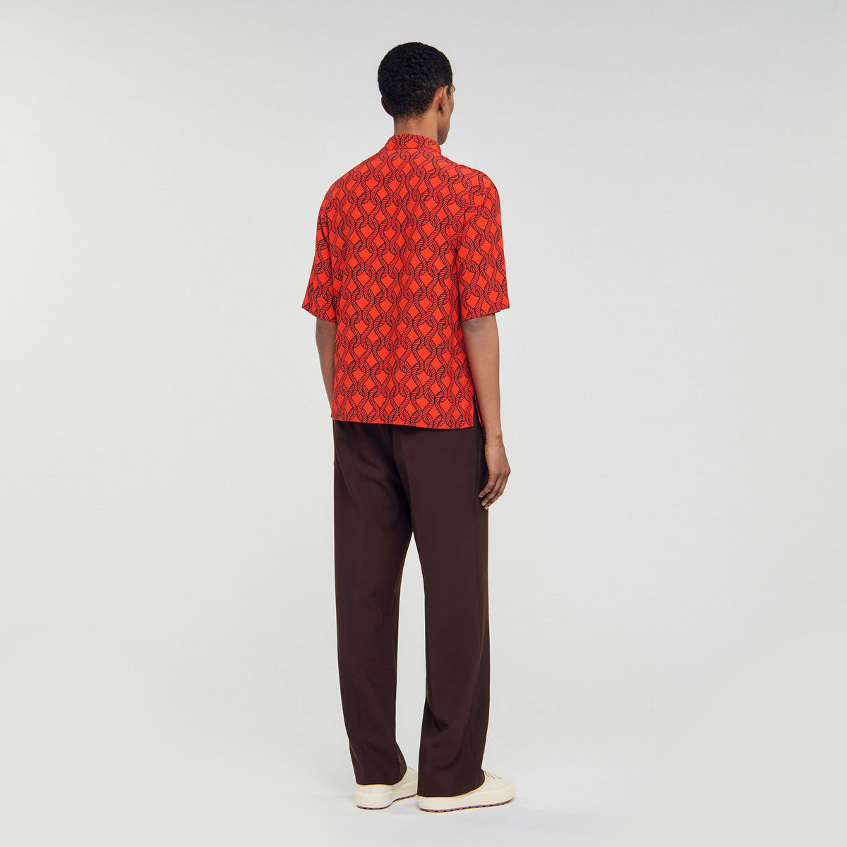 Loose-fit rope print shirt | Sandro