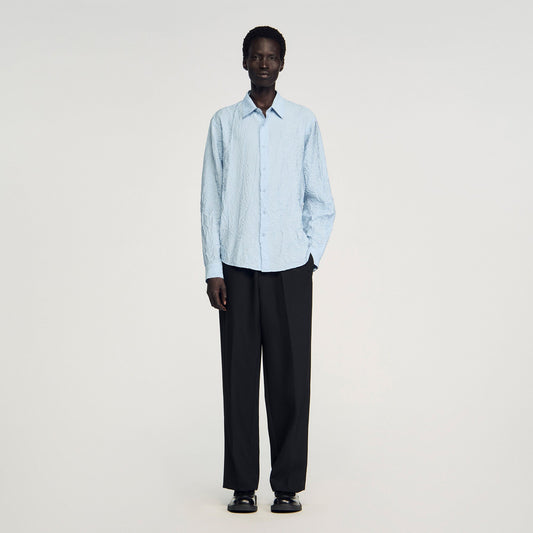 Crinkled effect shirt | Sandro