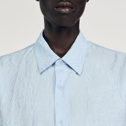Crinkled effect shirt | Sandro