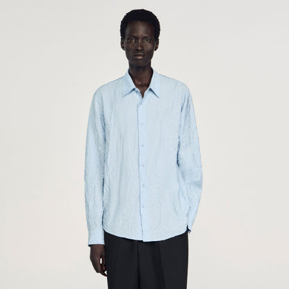 Crinkled effect shirt | Sandro