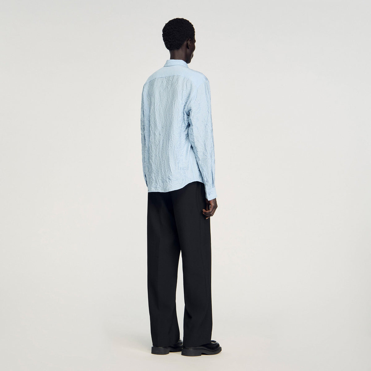 Crinkled effect shirt | Sandro