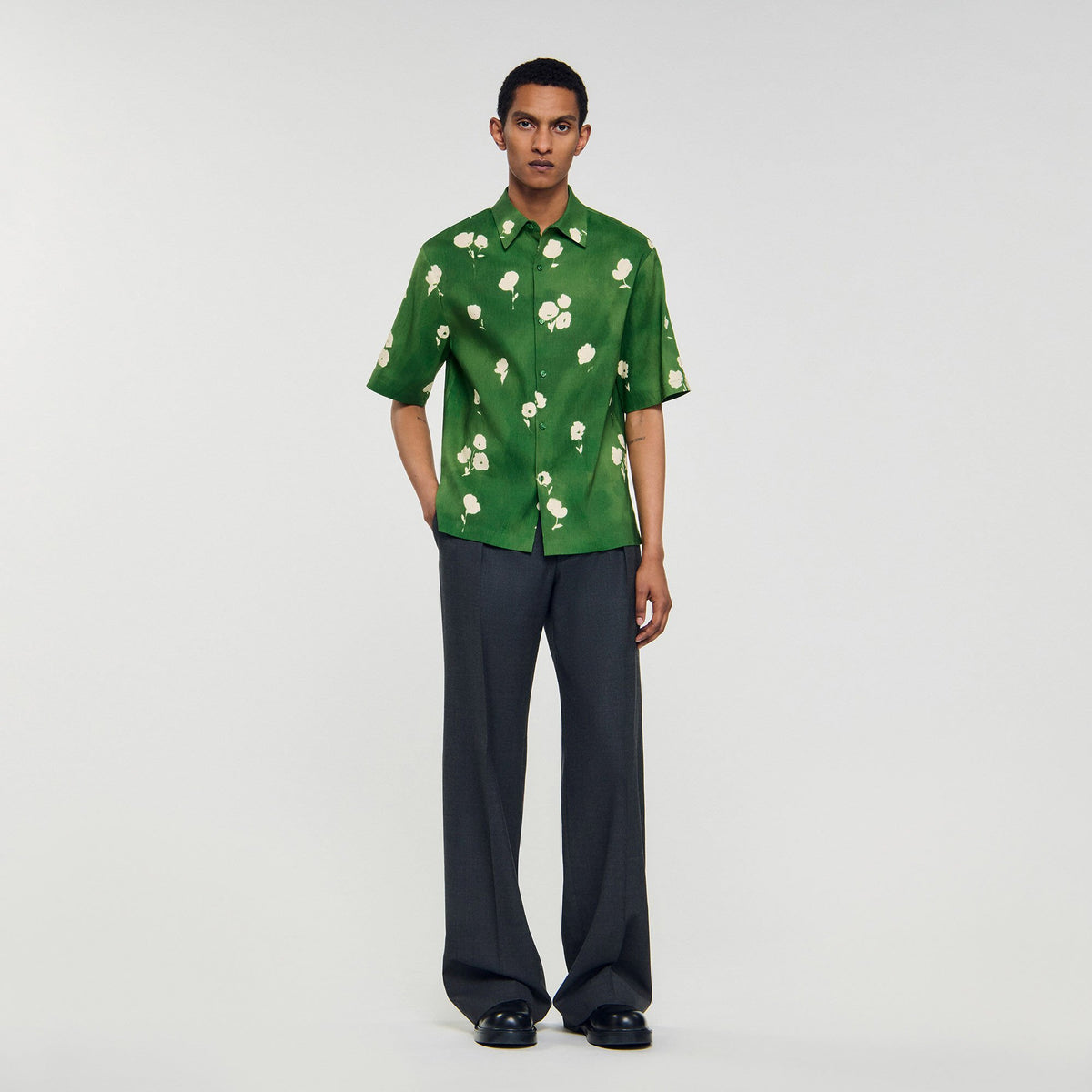 Floral motif shirt | Sandro