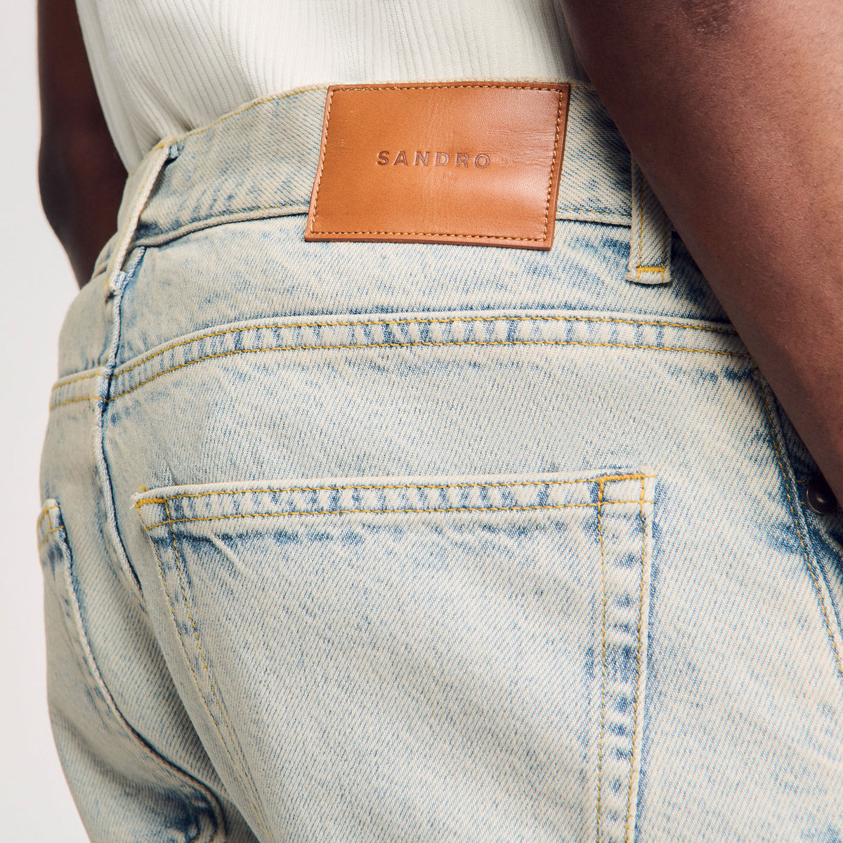 Regular faded jeans | Sandro