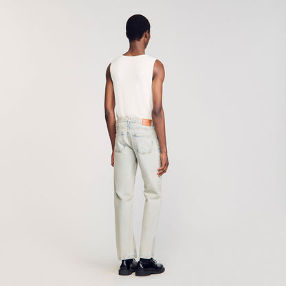 Regular faded jeans | Sandro